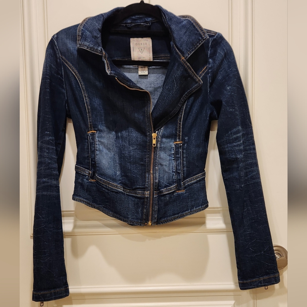 Guess Dark Blue Jean Jacket
